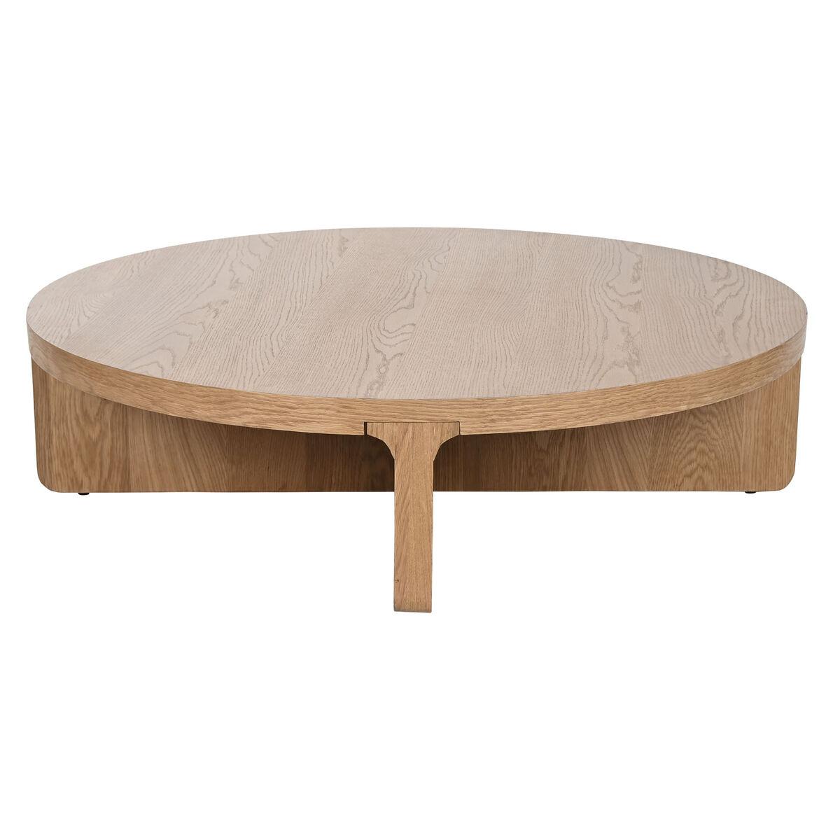 Sofabord Home ESPRIT Natur Hrastovina 121 x 121 x 32 cm
