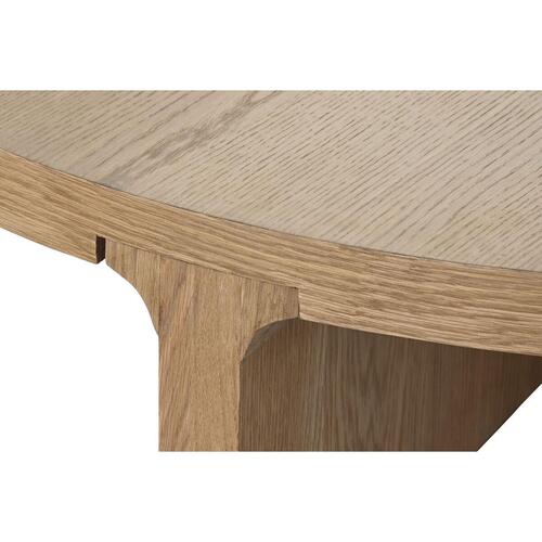 Sofabord Home ESPRIT Natur Hrastovina 121 x 121 x 32 cm