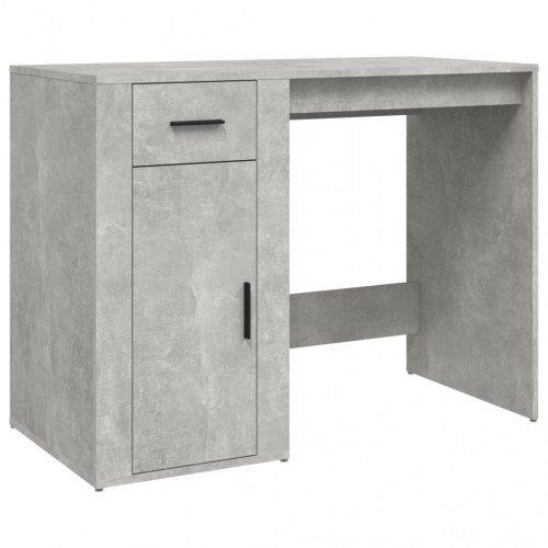 Skrivebord i konstrueret træ - 100 × 49 × 75 cm, betongrå