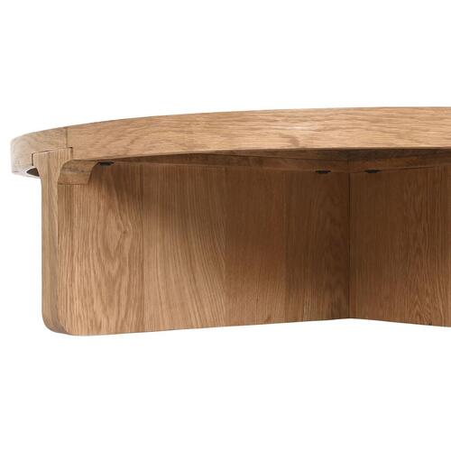 Sofabord Home ESPRIT Natur Hrastovina 121 x 121 x 32 cm