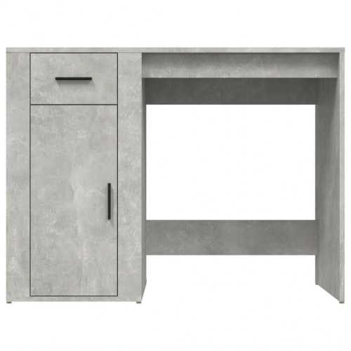 Skrivebord i konstrueret træ - 100 × 49 × 75 cm, betongrå