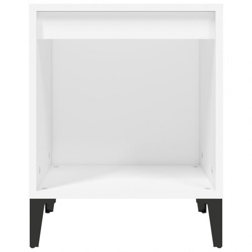 Sengebord 40 x 35 x 50 cm - hvid