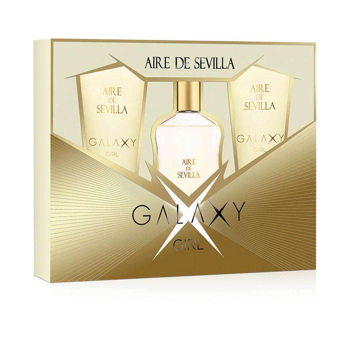 Parfumesæt til kvinder Aire de Sevilla - AIRE DE SEVILLA Galaxy Girl EDT, 3 dele