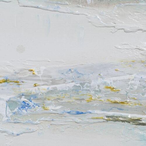 Lærred 100 x 3,5 x 100 cm Abstrakt