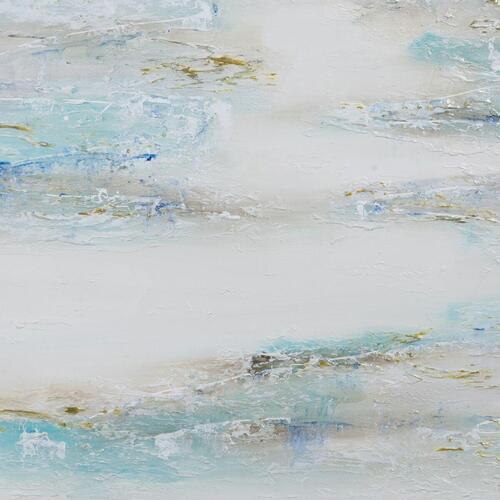 Lærred 100 x 3,5 x 100 cm Abstrakt
