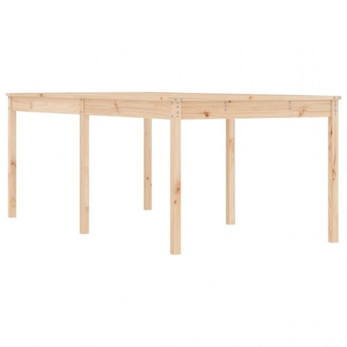 Havebord i massivt fyrretræ - 203,5 × 100 × 76 cm