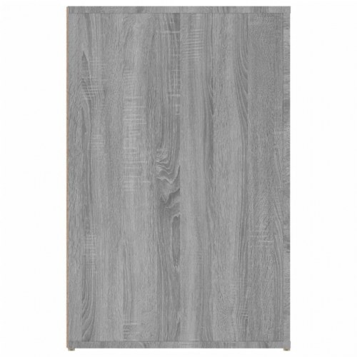 Skrivebord 100x49x75 cm konstrueret træ grå sonoma-eg