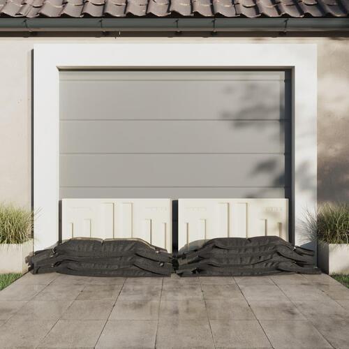 Sandsække 50 stk. 103x25 cm HDPE mørkegrøn