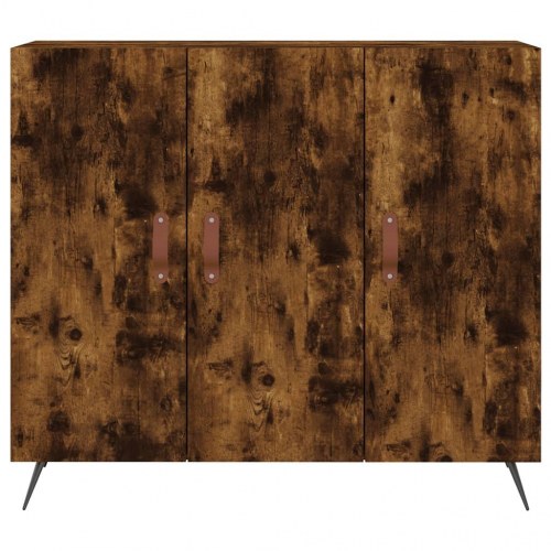 Skænk 90 x 34 x 80 cm - røget egetræsfarve