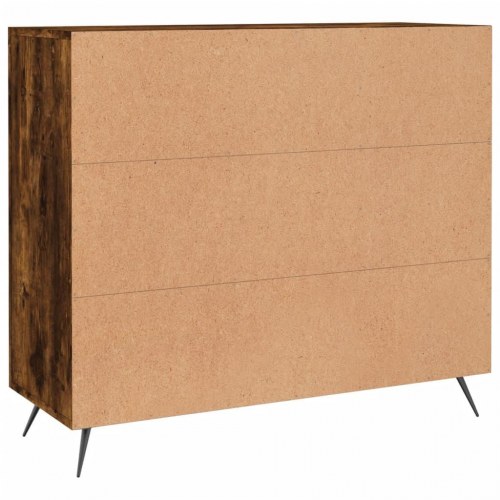Skænk 90 x 34 x 80 cm - røget egetræsfarve