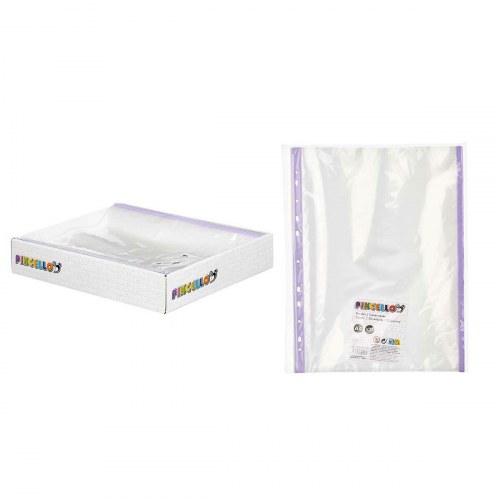 Plastlommer A4 - multifarver, 48 stk.