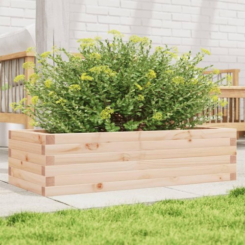Plantekasse 90x40x23 cm massivt fyrretræ