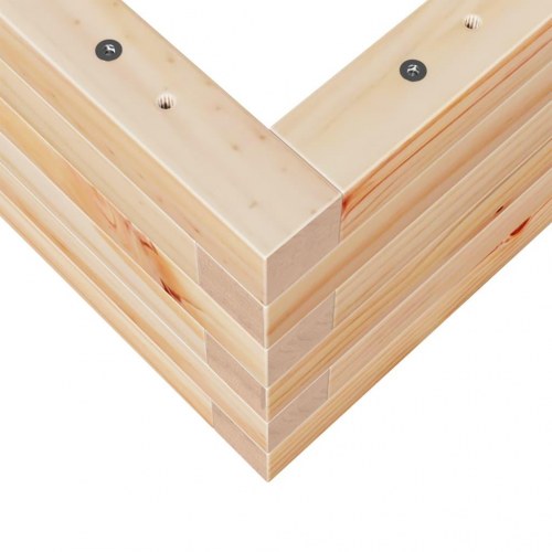 Plantekasse 90x40x23 cm massivt fyrretræ
