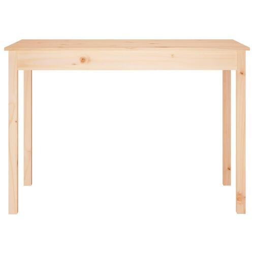 Spisebord 110x55x75 cm massivt fyrretræ