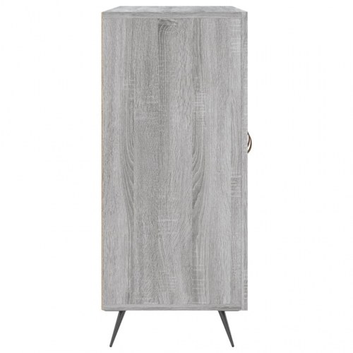 Skænk 90 x 34 x 80 cm i grå sonoma-eg