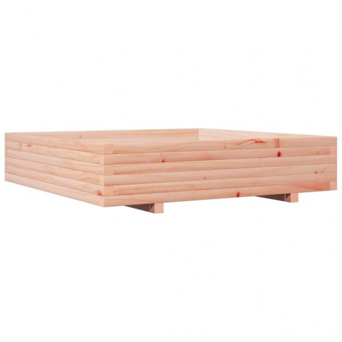 Plantekasse 110×110×26,5 cm i massivt douglasgran - firkantet højbedskasse