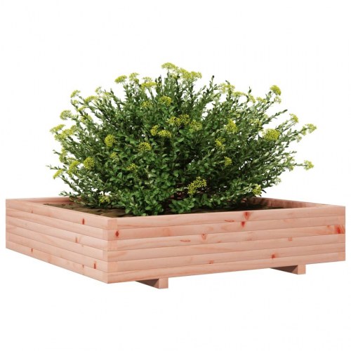 Plantekasse 110×110×26,5 cm i massivt douglasgran - firkantet højbedskasse