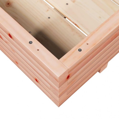 Plantekasse 110×110×26,5 cm i massivt douglasgran - firkantet højbedskasse
