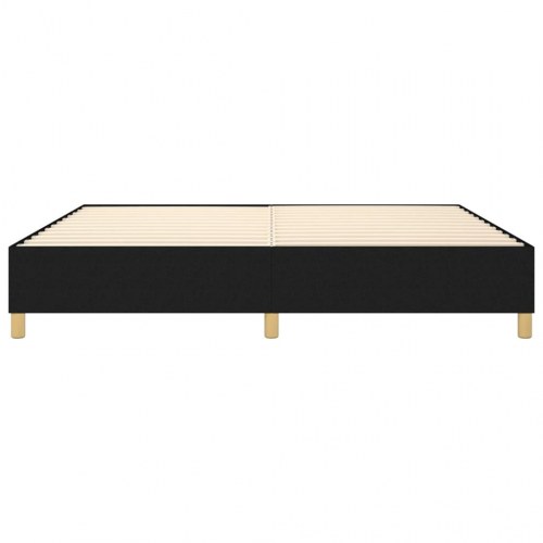 Boxspring sengeramme 200x200 cm - stof, sort
