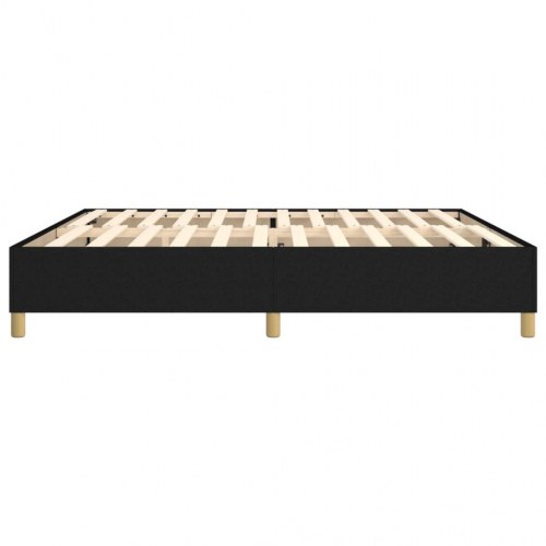 Boxspring sengeramme 200x200 cm - stof, sort