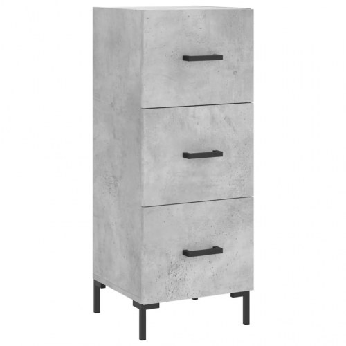 Skænk/kommode 34,5 × 34 × 90 cm i konstrueret træ - betongrå