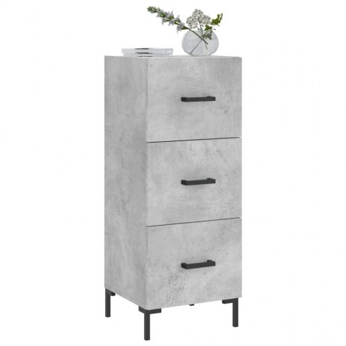 Skænk/kommode 34,5 × 34 × 90 cm i konstrueret træ - betongrå