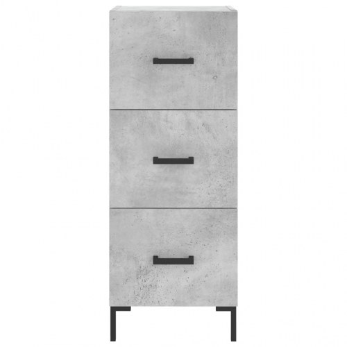 Skænk/kommode 34,5 × 34 × 90 cm i konstrueret træ - betongrå