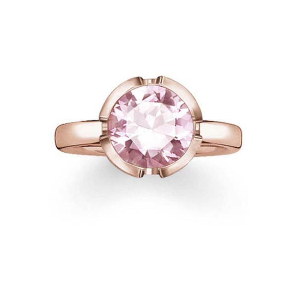 Thomas Sabo ring til kvinder TR2036-540-9, rosenguld/pink - str. 16