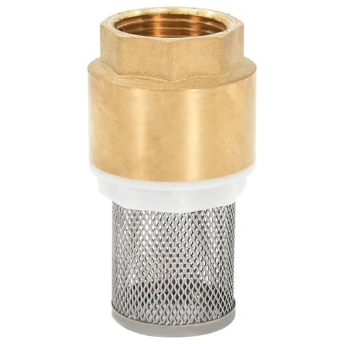 Sugeslange med messingkoblinger 1,1" 5 m PVC grøn