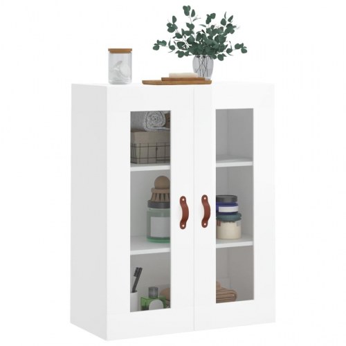 Vægskab 69,5 x 34 x 90 cm - hvid højglans