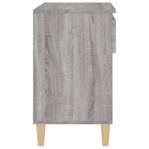 Skoskab 70×36×60 cm - konstrueret træ, grå sonoma-eg