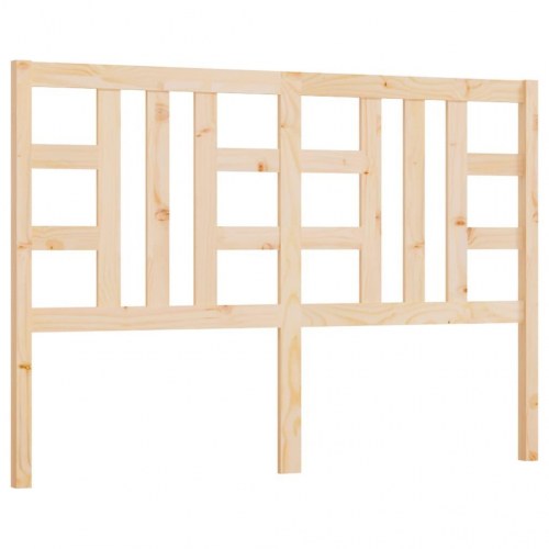 Sengegavl 141 x 4 x 100 cm - massivt fyrretræ (ubehandlet)