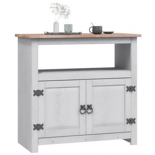 Tv-skab Corona-serien 80x43x78 cm mexicansk fyrretræ grå