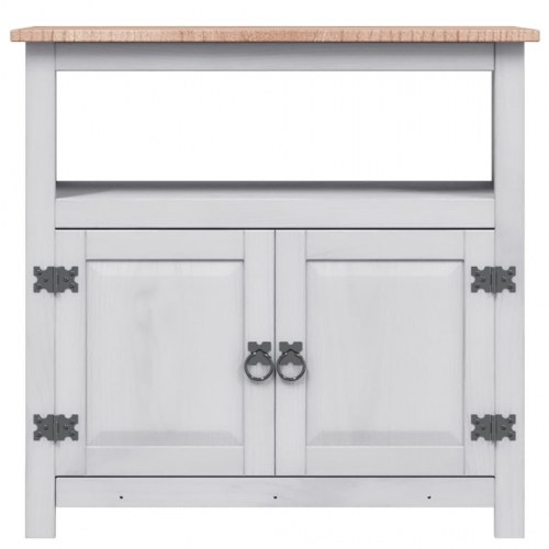 Tv-skab Corona-serien 80x43x78 cm mexicansk fyrretræ grå