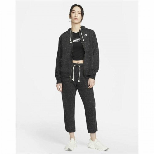 Nike Sportswear hættetrøje til dame - mørkegrå, XL