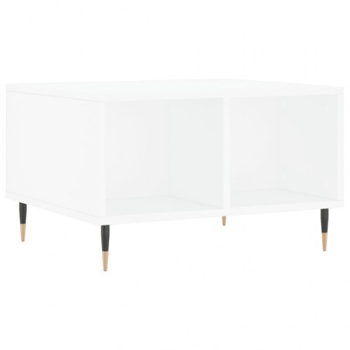 Sofabord 60x50x36,5 cm konstrueret træ hvid