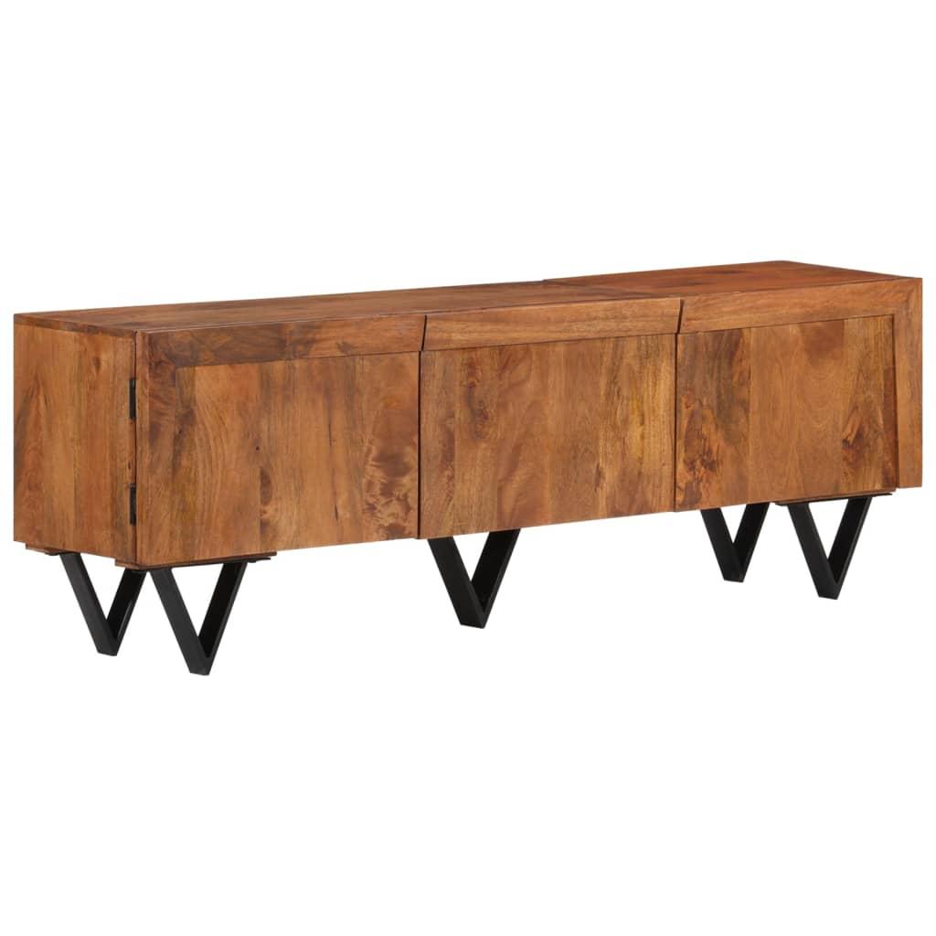 Tv-skab 140x30x46 cm massivt mangotræ