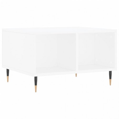 Sofabord 60x50x36,5 cm konstrueret træ hvid