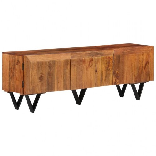 Tv-skab 140x30x46 cm massivt mangotræ