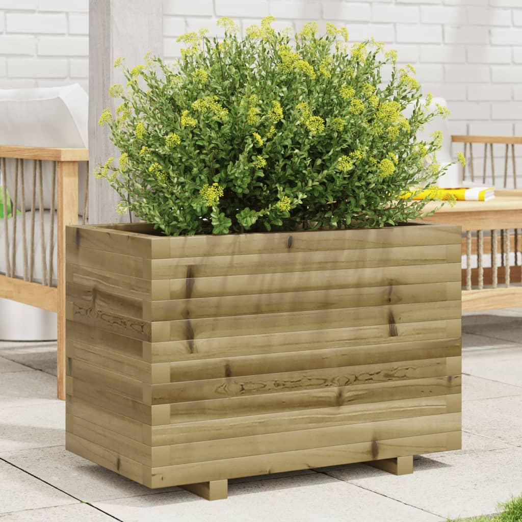 Plantekasse 70×40×49,5 cm - imprægneret fyrretræ