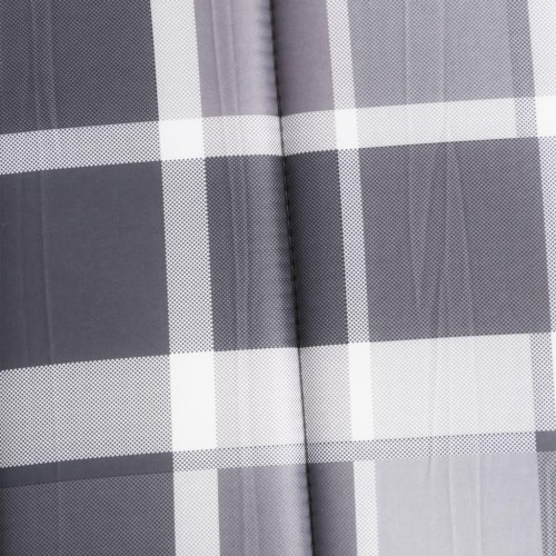 Hynde til liggestol 186×58×4 cm i oxfordstof - gråternet