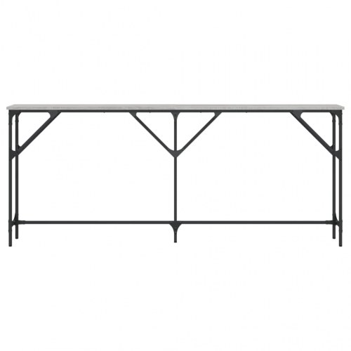 Konsolbord 180 x 23 x 75 cm - grå sonoma-eg