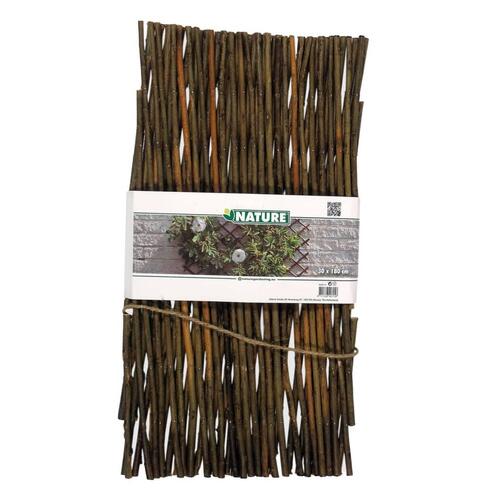 Nature espalier 30x180 cm naturligt piletræ brun