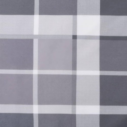 Stolehynde med lav ryg - 4 stk., 100×50×3 cm, oxfordstof, gråternet
