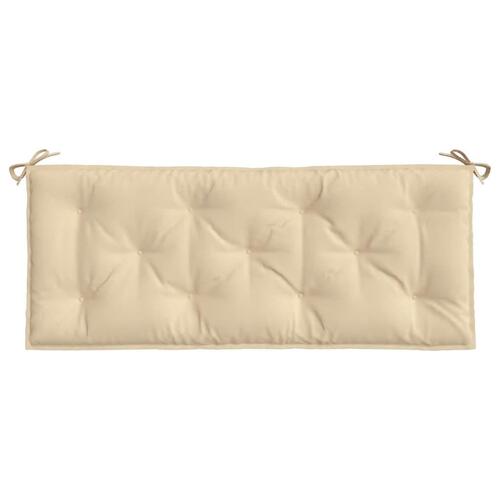 Hynde til havebænk 120x50x7 cm oxfordstof beige
