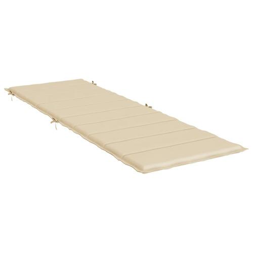 Hynde til liggestol 186x58x3 cm oxfordstof beige