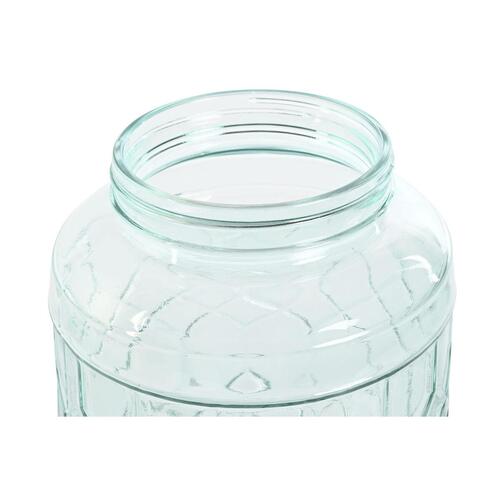 Vandbeholder Home ESPRIT Blå Rustfrit stål Krystal 3,6 L 16 x 21 x 26 cm