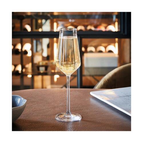 C&S Champagneglas - gennemsigtigt glas, 21 cl (6 stk.)
