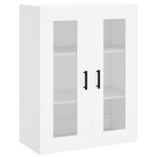 Væghængt skab 69,5x34x90 cm hvid
