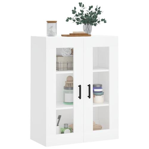 Væghængt skab 69,5x34x90 cm hvid